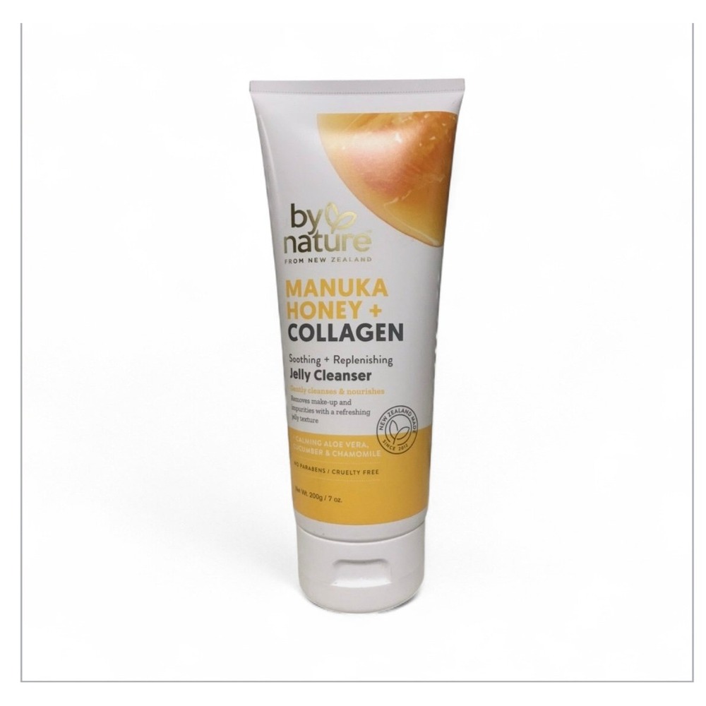 By Nature From New Zealand Manuka Honey + Collagen Jelly Cleanser 7oz sealed